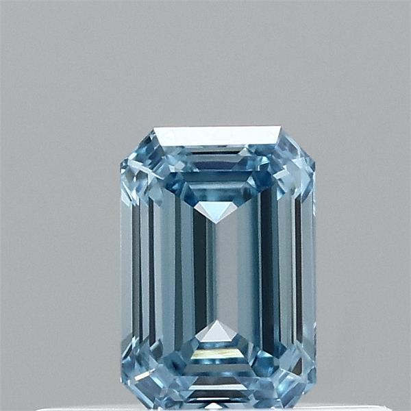 0.32 Ct. Fancy Vivid Blue Emerald Lab Grown Diamond