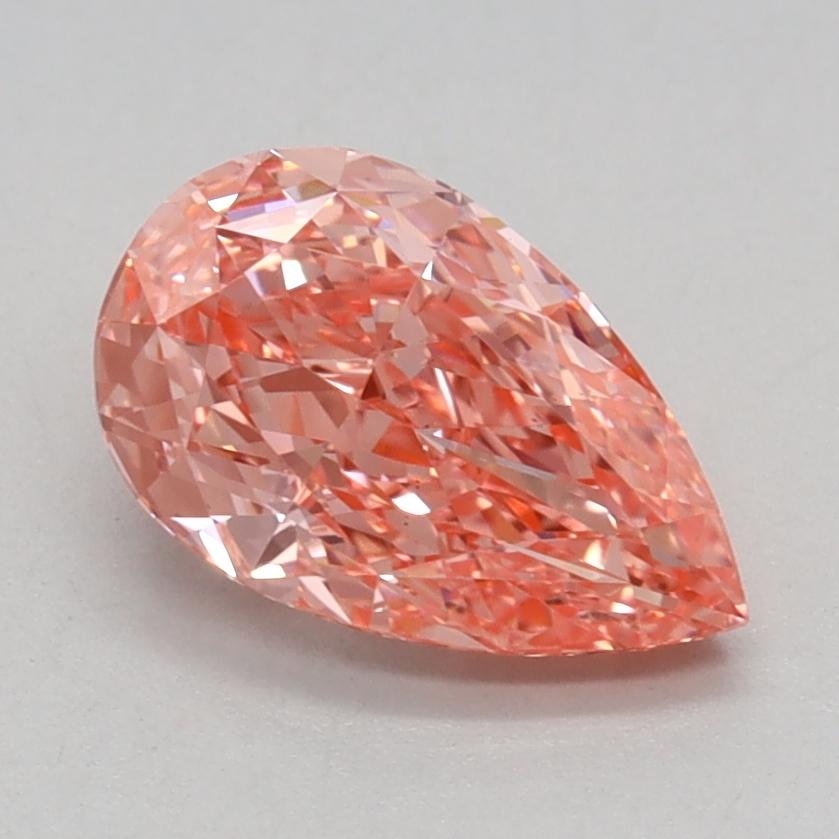 1.10 Ct. Fancy Vivid Pink Pear Lab Grown Diamond