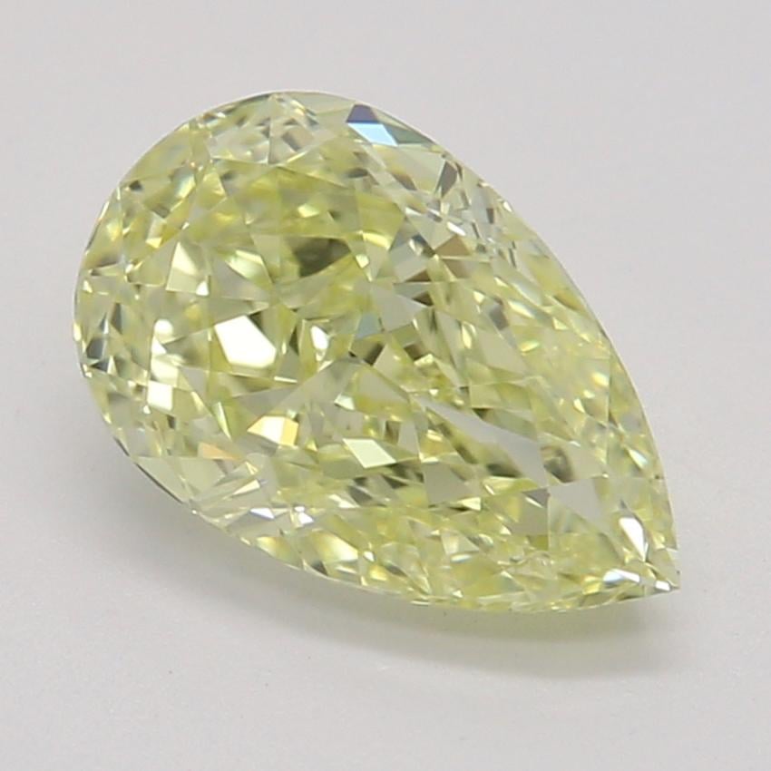 0.76 Ct. Fancy Yellow Pear Diamond