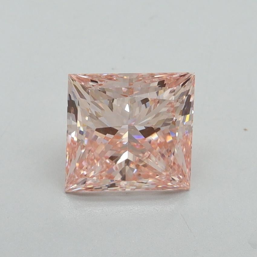 1.59 Ct. Fancy Intense Pink Princess Lab Grown Diamond