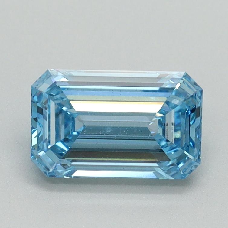 1.05 Ct. Fancy Vivid Blue Emerald Lab Grown Diamond