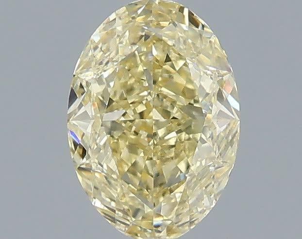 1.03 Ct. Fancy Yellow Oval Lab Grown Diamond