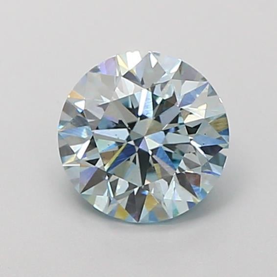 1.23 Ct. Fancy Blue Round Lab Grown Diamond