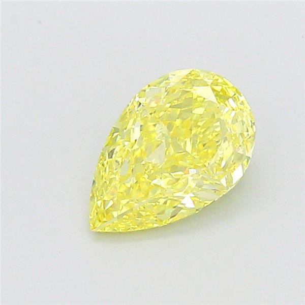 1.60 Ct. Fancy Intense Yellow Pear Lab Grown Diamond