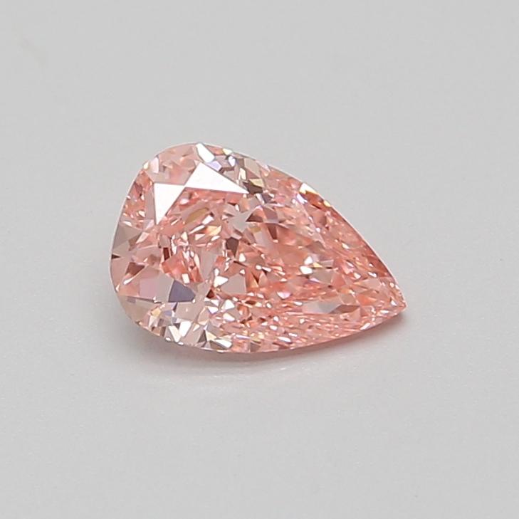 0.91 Ct. Fancy Vivid Pink Pear Lab Grown Diamond