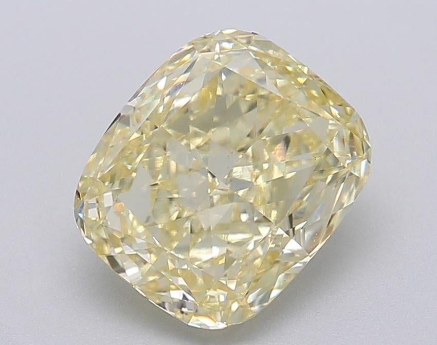 2.01 Ct. Fancy Intense Yellow Cushion Lab Grown Diamond