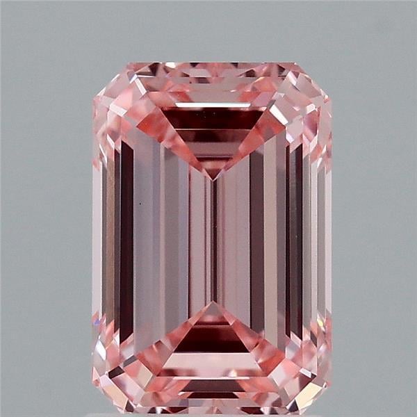 2.10 Ct. Fancy Vivid Pink Emerald Lab Grown Diamond
