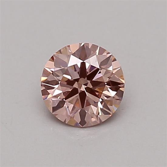 0.33 Ct. Fancy Intense Pink Round Lab Grown Diamond