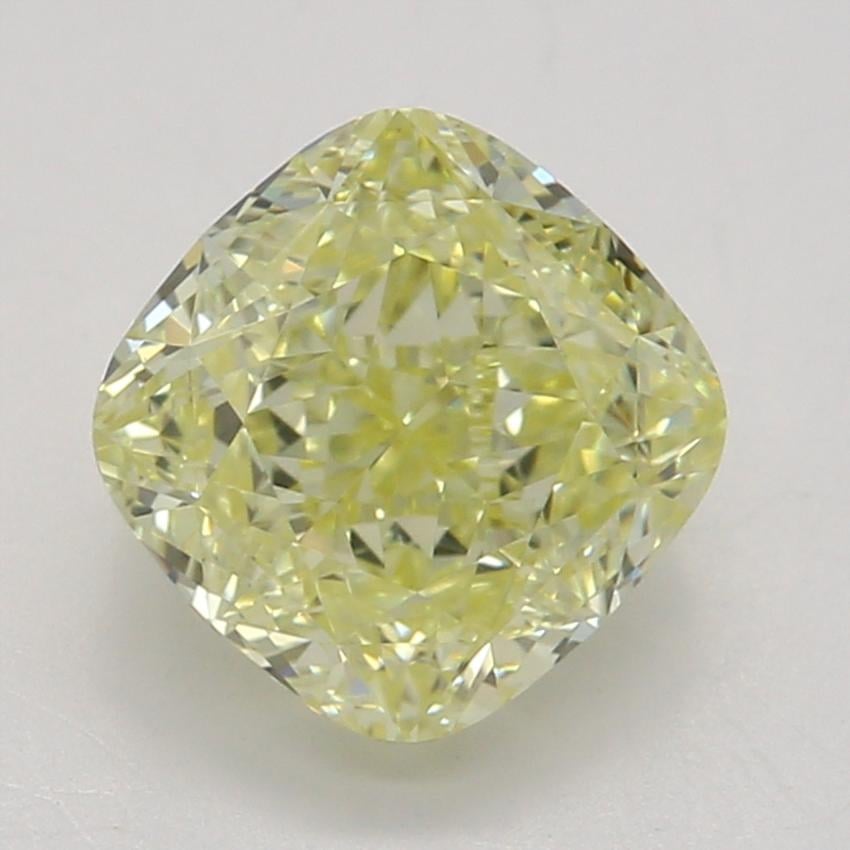 1.10 Ct. Fancy Yellow Cushion Diamond