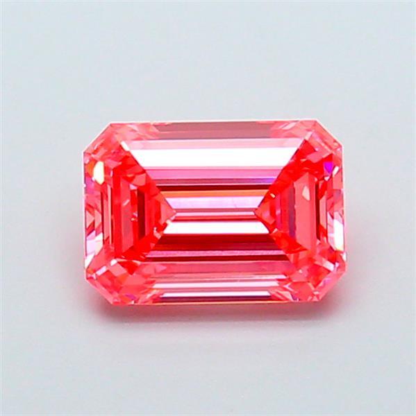 1.17 Ct. Fancy Vivid  Pink Emerald Lab Grown Diamond