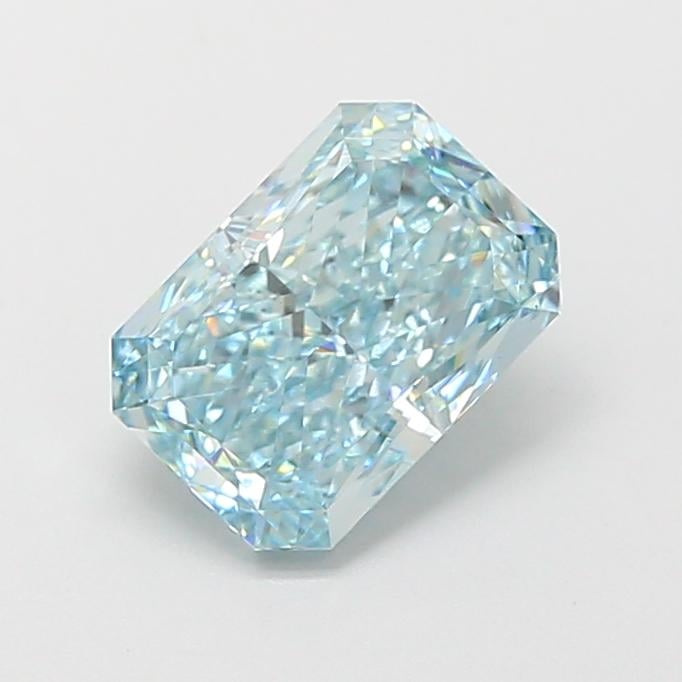 1.59 Ct. Fancy Intense  Blue Radiant Lab Grown Diamond