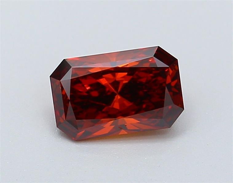0.92 Ct. Fancy Deep  Orange Radiant Lab Grown Diamond