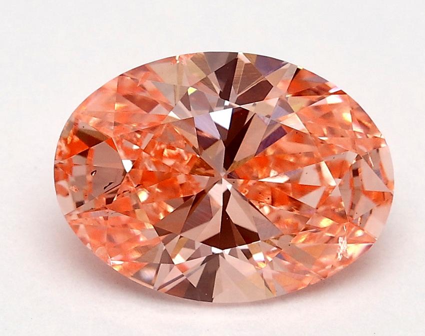 1.50 Ct. Fancy Vivid Pink Oval Lab Grown Diamond