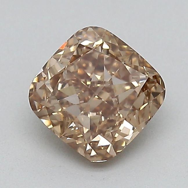 0.57 Ct. Light  Brown Cushion Lab Grown Diamond
