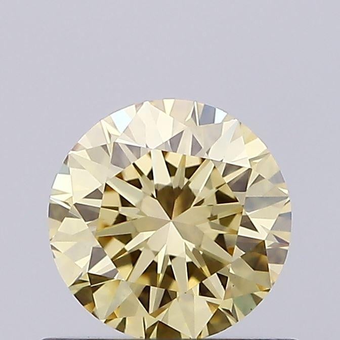 0.50 Ct. Fancy Light Yellow Round Lab Grown Diamond