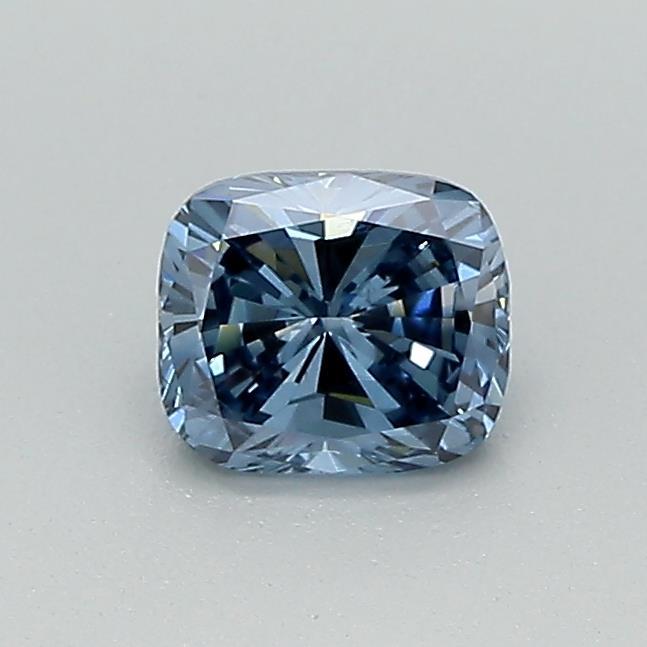 0.43 Ct. Fancy Intense Blue Cushion Lab Grown Diamond