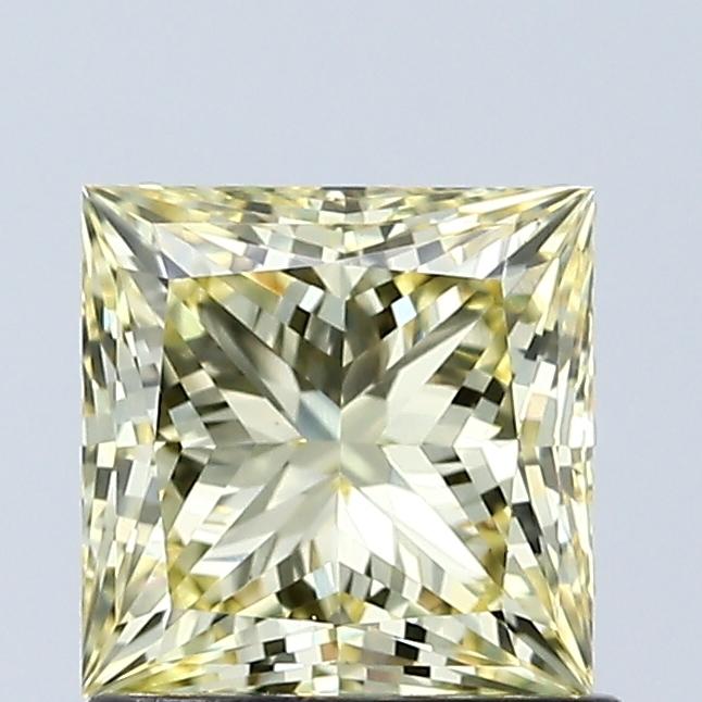 1.09 Ct. Fancy Intense Yellow Princess Lab Grown Diamond