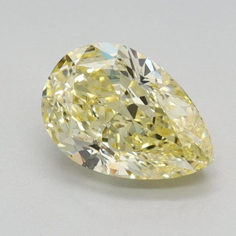 1.11 Ct. Fancy Intense Yellow Pear Lab Grown Diamond