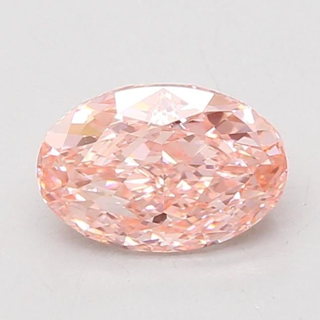 1.53 Ct. Fancy Vivid Pink Oval Lab Grown Diamond