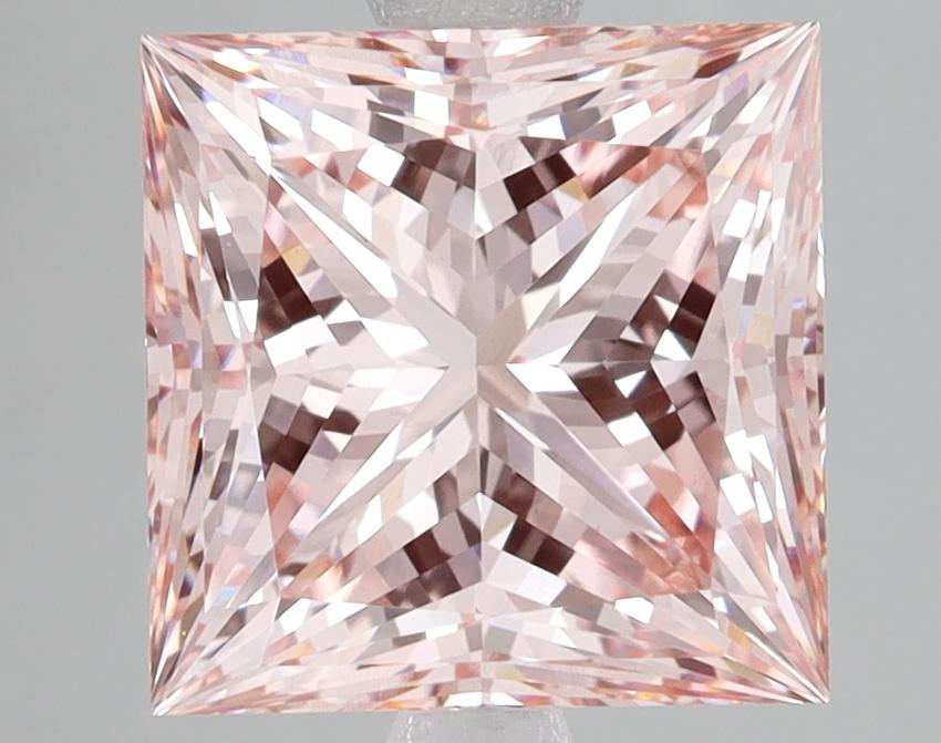 4.09 Ct. Fancy Intense Pink Princess Lab Grown Diamond