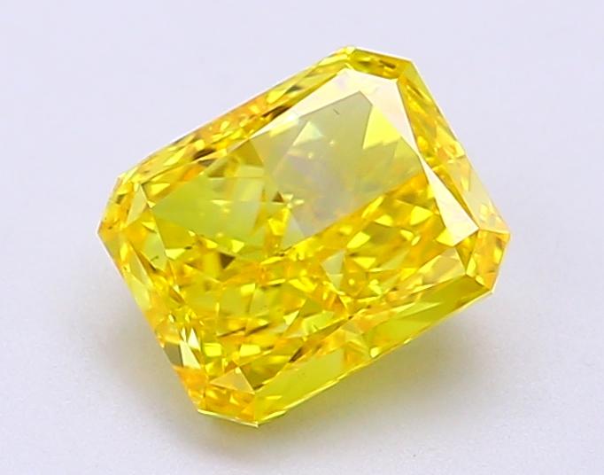 1.40 Ct. Fancy Vivid  Yellow Radiant Lab Grown Diamond