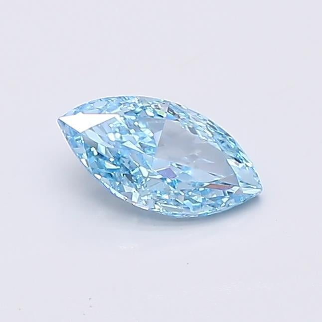 0.31 Ct. Fancy Vivid  Blue Marquise Lab Grown Diamond