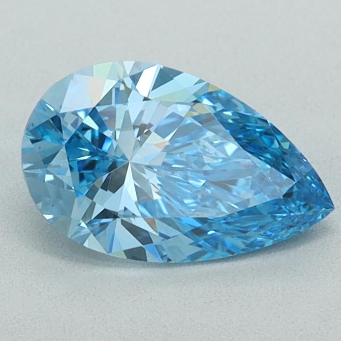1.01 Ct. Fancy Vivid  Blue Pear Lab Grown Diamond