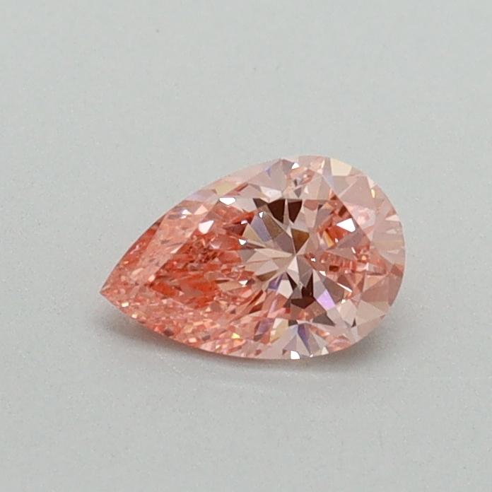0.32 Ct. Fancy Vivid Pink Pear Lab Grown Diamond
