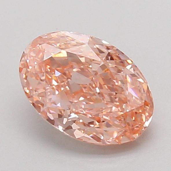 1.57 Ct. Fancy Vivid Pink Oval Lab Grown Diamond