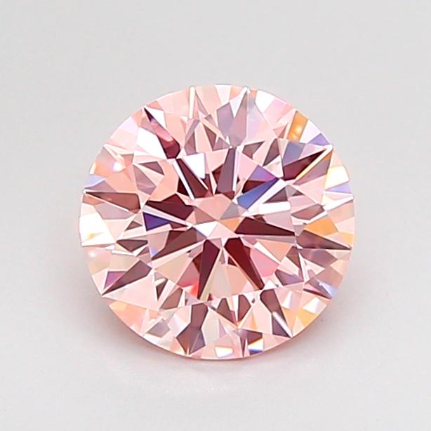 1.52 Ct. Fancy Intense Pink Round Lab Grown Diamond