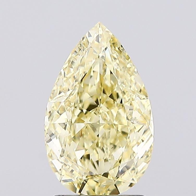 1.81 Ct. Fancy Intense  Yellow Pear Lab Grown Diamond