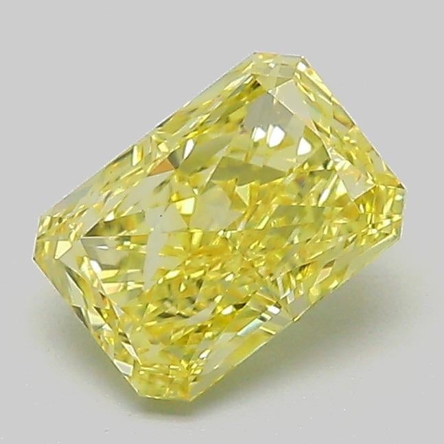 1.06 Ct. Fancy Intense  Yellow Radiant Lab Grown Diamond