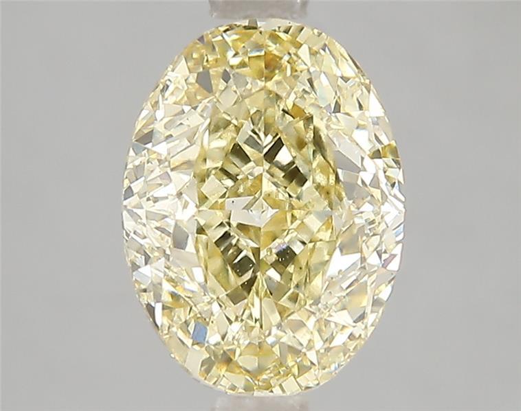 3.01 Ct. Fancy Intense Yellow Oval Lab Grown Diamond