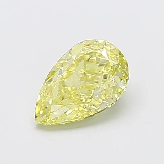 1.09 Ct. Fancy Intense  Yellow Pear Lab Grown Diamond