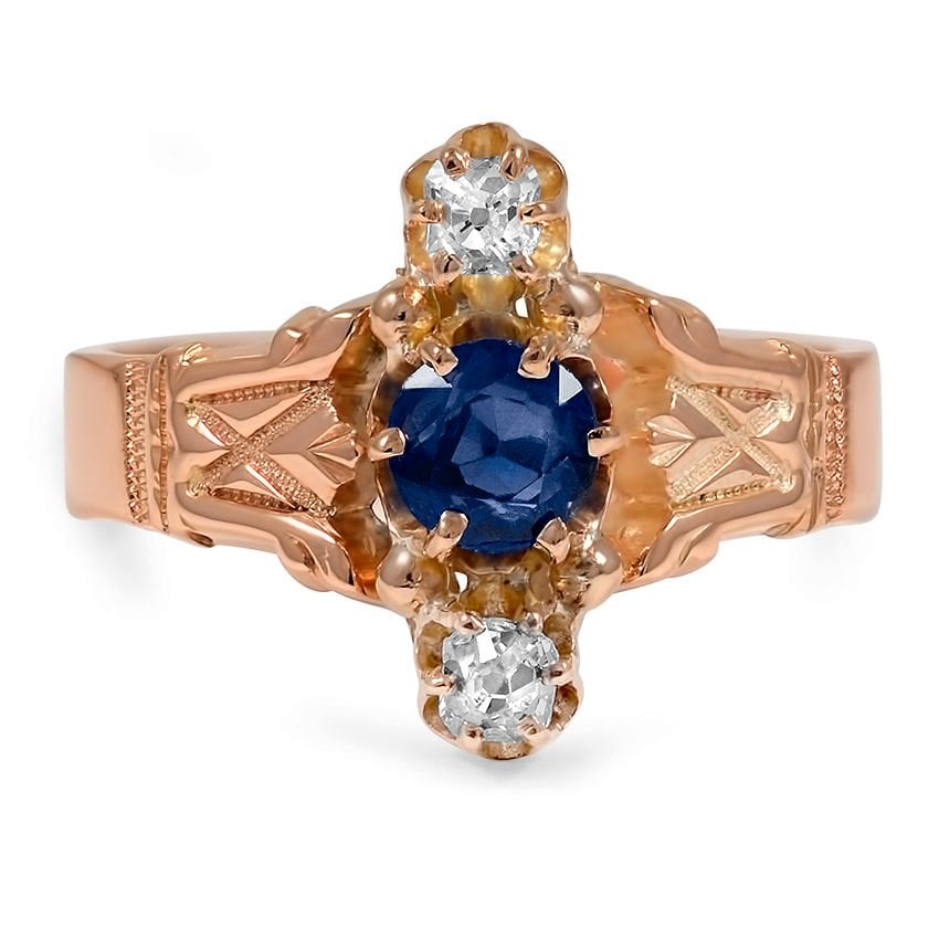 Victorian Sapphire Vintage Ring