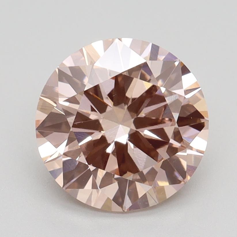 2.00 Ct. Fancy Intense Pink Round Lab Grown Diamond