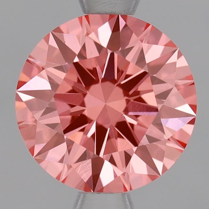 1.07 Ct. Fancy Vivid Pink Round Lab Grown Diamond