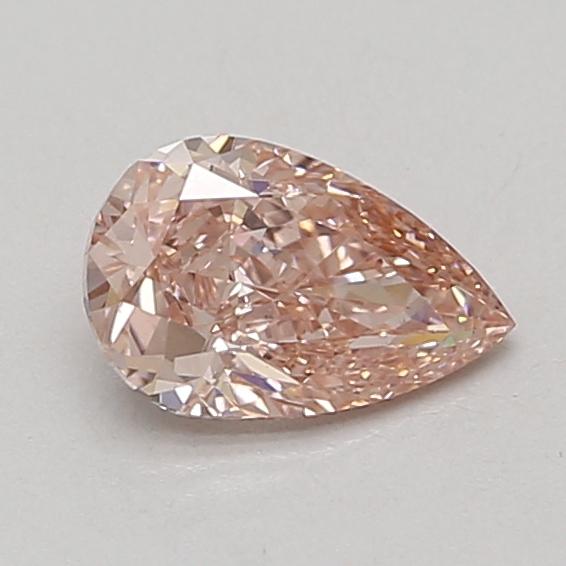 0.92 Ct. Fancy Intense Pink Pear Lab Grown Diamond