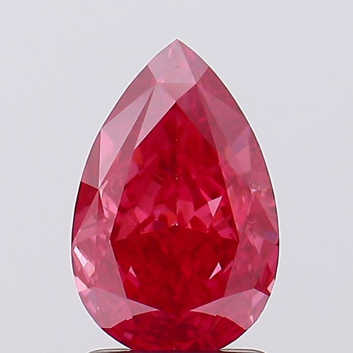 1.83 Ct. Fancy Vivid Pink Pear Lab Grown Diamond