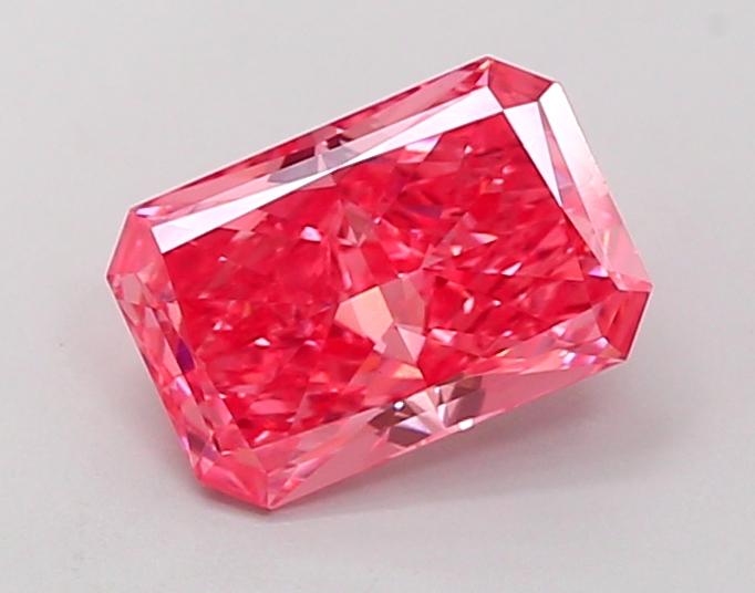 1.49 Ct. Fancy Vivid Pink Radiant Lab Grown Diamond