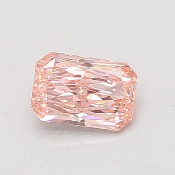 0.54 Ct. Fancy Vivid Pink Radiant Lab Grown Diamond