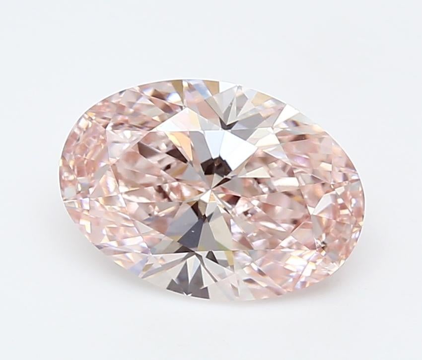 3.00 Ct. Fancy Intense  Pink Oval Lab Grown Diamond