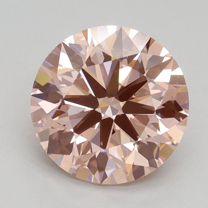 2.13 Ct. Fancy Intense Pink Round Lab Grown Diamond