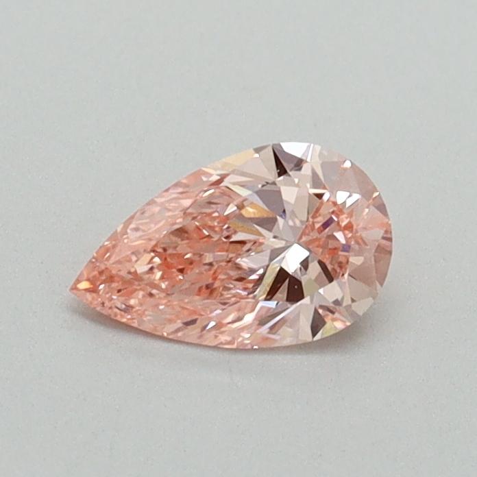 0.33 Ct. Fancy Vivid Pink Pear Lab Grown Diamond