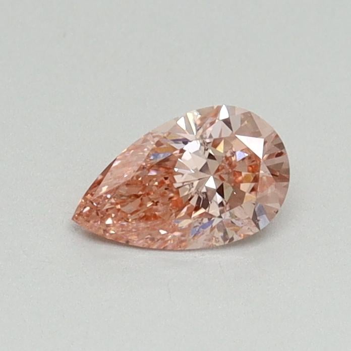 0.30 Ct. Fancy Intense Pink Pear Lab Grown Diamond