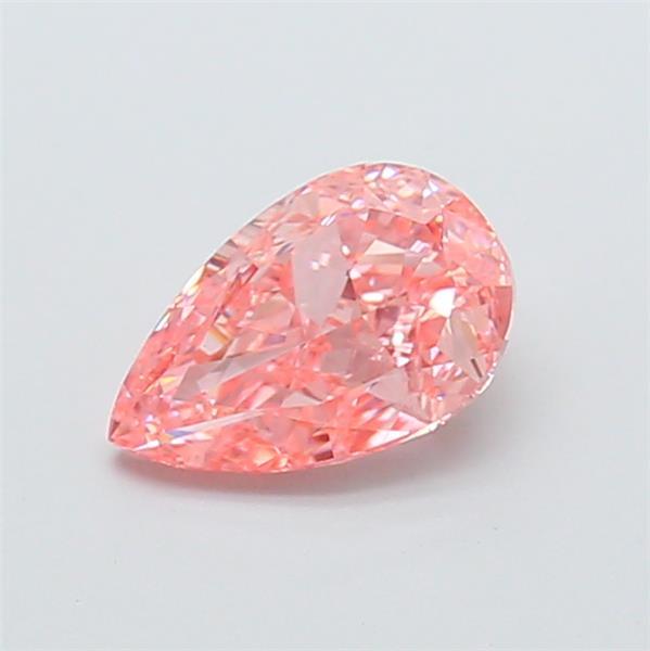 1.05 Ct. Fancy Vivid  Orange Pear Lab Grown Diamond