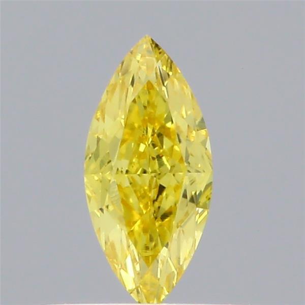 0.37 Ct. Fancy Vivid  Yellow Marquise Lab Grown Diamond