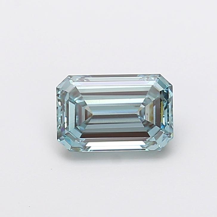 1.54 Ct. Fancy Vivid Green Blue Emerald Lab Grown Diamond