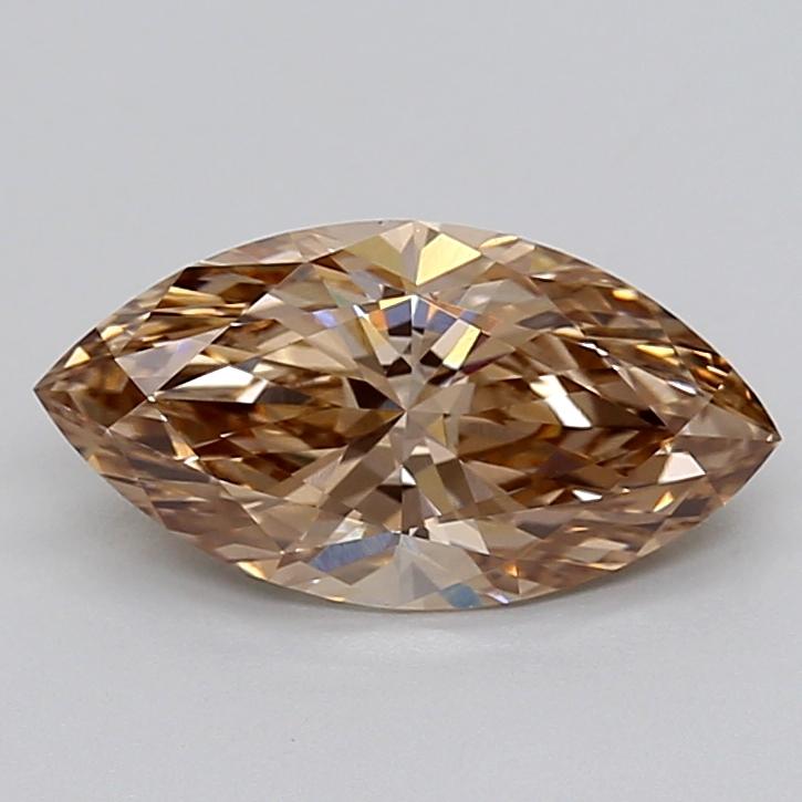 2.04 Ct. Light  Brown Marquise Lab Grown Diamond