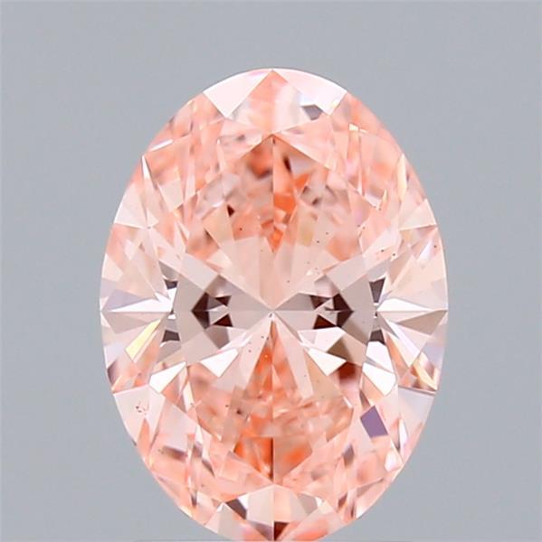 1.42 Ct. Fancy Vivid Pink Oval Lab Grown Diamond